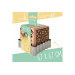 Tampon pour biscuits Scrapcooking en bois avec découpoir inox