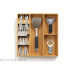 Organisateur de tiroir Joseph Joseph DrawerStore Bamboo pour ustensiles et couverts