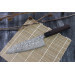 Couteau santoku japonais artisanal Takeshi Saji R2 Nickel Damas 18cm