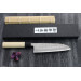 Couteau santoku japonais artisanal Wusaki Yoshi G3 honoki 16,5cm
