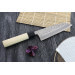 Couteau santoku japonais artisanal Wusaki Yoshi G3 honoki 16,5cm