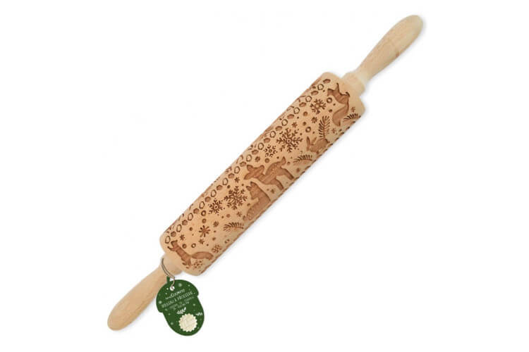 Rouleau à pâtisserie empreinte Scrapcooking Forêt enchantée 39cm