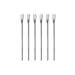 Set de 6 fourchettes à fondue au fromage Mono A acier inox