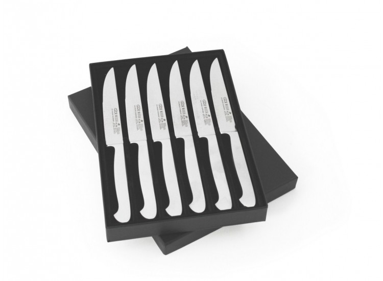Coffret 6 couteaux &agrave; steak Kappa G&Uuml;DE 12cm