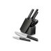 Bloc Sabatier International Tanga noir avec 5 couteaux Owell + ciseaux