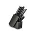 Bloc Sabatier International Tanga noir avec 5 couteaux Owell + ciseaux