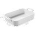 Plat rectangulaire Revol Belle Cuisine 26X18,5cm Blanc