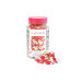 Pot décors sucrés Scrapcooking Noël sapin blanc + nœud rouge 50g