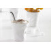 Tasse Revol Espresso Froissé 8cl en porcelaine blanche
