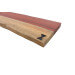 Barre aimantée artisanale Essences Creations 48cm en padouk et aubier - 6 places