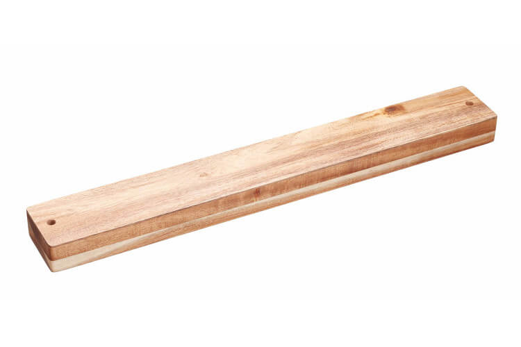 Barre aimantée Natural Elements en bois d'acacia 45cm