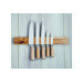 Barre aimantée Natural Elements en bois d'acacia 45cm