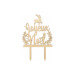 Cake topper Joyeux Noël Scrapcooking en bois