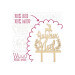Cake topper Joyeux Noël Scrapcooking en bois