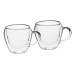 Set de 2 tasses à thé en verre à double paroi Le'Xpress 250ml