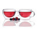 Set de 2 tasses à thé en verre à double paroi Le'Xpress 250ml