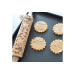 Rouleau à pâtisserie empreinte Scrapcooking Bonhomme pain d'épice 39cm