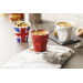 Tasse Revol Espresso Froissé 8cl en porcelaine piment
