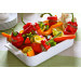 Plat rectangulaire Revol Belle Cuisine 30x21,5cm en porcelaine blanche