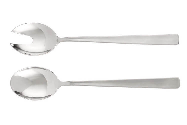 Set 2 couverts à salade Rösle VS 600 en acier inoxydable
