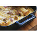 Plat carré profond Revol Belle Cuisine 20x20cm en porcelaine noire effet fonte