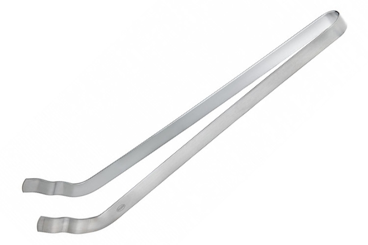 Pince &agrave; grillades coud&eacute;e R&ouml;sle en acier inoxydable 35,5cm