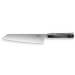 Couteau de chef kiritsuke Xin XinCare acier inoxydable 21cm manche noir