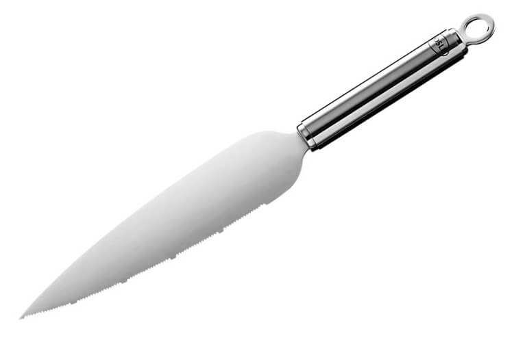 Couteau à gâteaux Rösle lame double tranchant en acier inoxydable 29,5cm