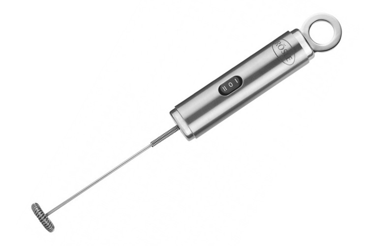 Mousseur &agrave; lait &eacute;lectrique R&ouml;sle en acier inoxydable
