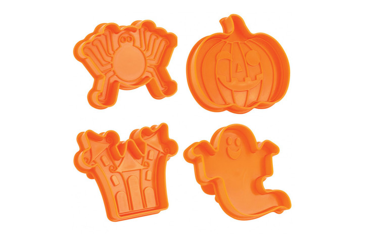 Kit de 4 d&eacute;coupoirs &eacute;jecteurs Scrapcooking Halloween