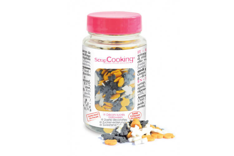 Pot décors sucrés Scrapcooking Halloween 50g