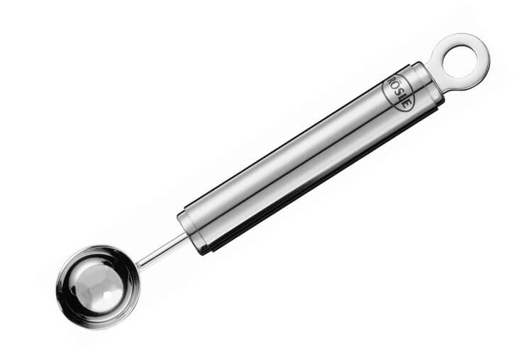 Cuillère à pomme parisienne Rösle en acier inoxydable - Diamètre 3cm