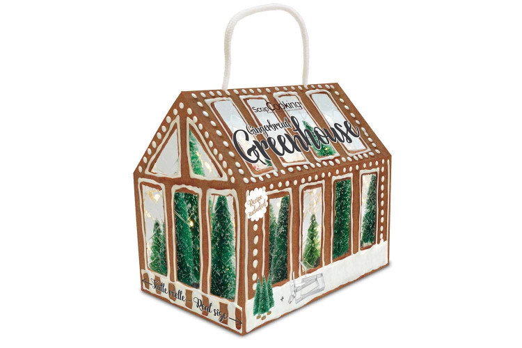 Kit p&acirc;tisserie maison pain d'&eacute;pice 3D Scrapcooking Gingerbread Greenhouse 8 pi&egrave;ces