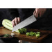 Couteau de chef kiritsuke Xin XinCare acier inoxydable 21cm manche noir