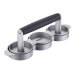 Mini-presse à hamburger Westmark Trio en aluminium