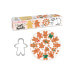Rouleau pâte à sucre bonhomme pain d'épice Scrapcooking Ginger 150g avec découpoir bonhomme