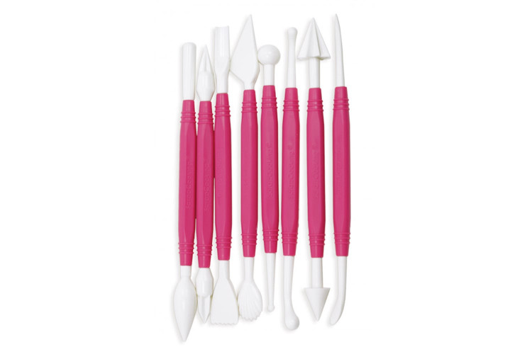 Set 8 outils p&acirc;te &agrave; sucre Scrapcooking