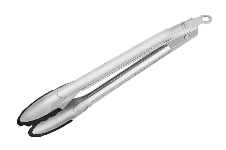 Pince traiteur R&ouml;sle en acier inoxydable et silicone