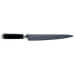 Couteau à trancher Kai Michel Bras 23cm n°3 acier inox SG2 alvéolé + fourreau en bois