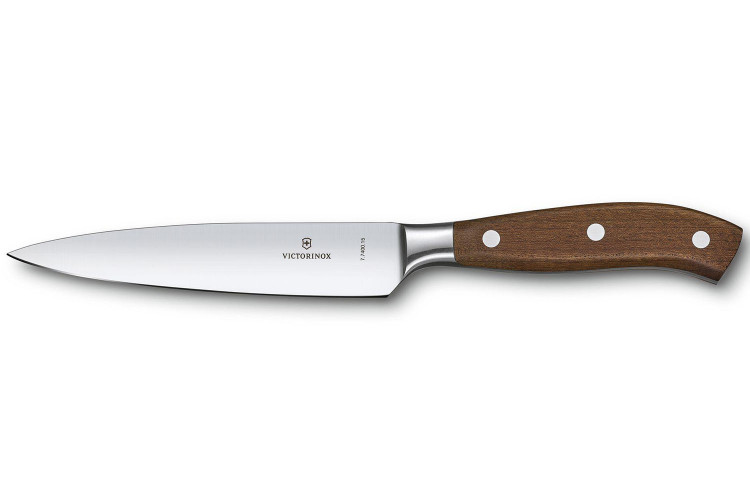 Couteau de chef Victorinox Grand Ma&icirc;tre Wood forg&eacute; 15cm manche &eacute;rable