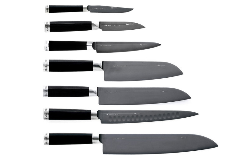 Coffret cadeaux 7 couteaux Kai Michel Bras n&deg;1 &agrave; 7 acier inox SG2