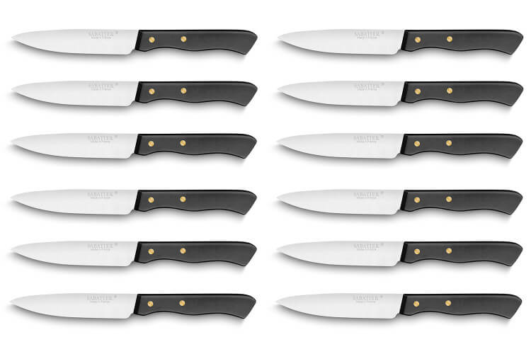 12 couteau à steak SABATIER Cuisine d'aujourd'hui 10cm