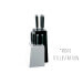 Bloc vide Kai Michel Bras type L corian blanc et noir