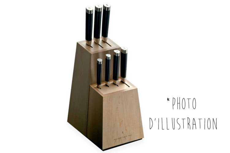 Bloc vide Kai Michel Bras Type II bois d'&eacute;rable