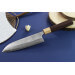 Couteau santoku japonais artisanal Yoshimi Kato AS Nashiji 17cm