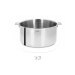 Set de 3 casseroles Cristel Casteline Amovible en inox 16 à 20cm - Poignée Zenith incluse