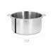 Set de 3 casseroles Cristel Casteline Amovible en inox 16 à 20cm - Poignée Zenith incluse