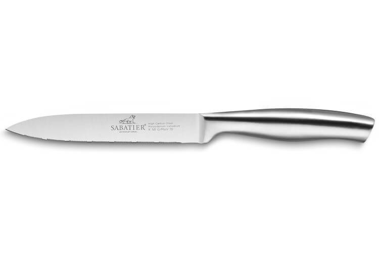 Couteau universel Sabatier International Orys lame microdentée 13cm