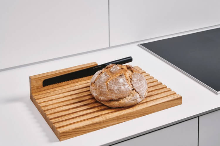 Planche à pain artisanale en bois de chêne Clap Design multifonction 44x28x2,8cm