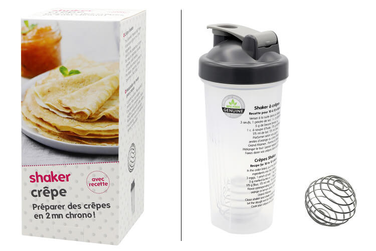 Shaker à crêpes Blender Ball 820ml